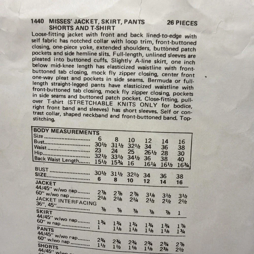 Vogue American Designer partially precut